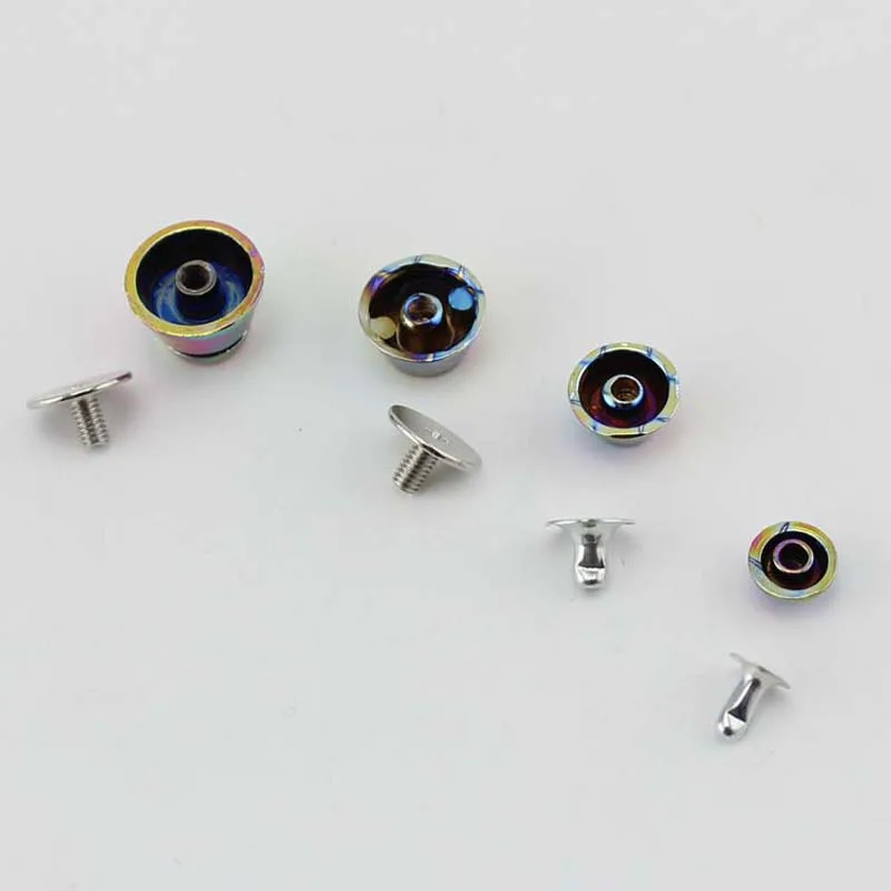 10 50 100 шт. радужные заклепки 5 12 13 мм|solid copper rivets|rivet headbag fastener |