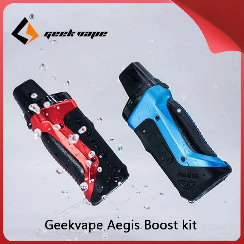 GeekVape Aegis Boost Kit Pod система с 3 7 мл картриджем 1500 мАч встроенный аккумулятор 40 Вт