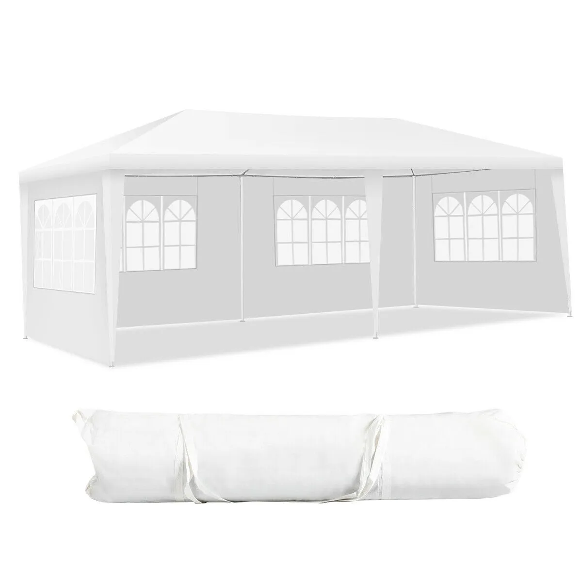 

GOPLUS 10' x 20' Outdoor Camping Canopy Tent Wedding Party Tent waterproof Quick Assembly Sunshadewith Carry Bag