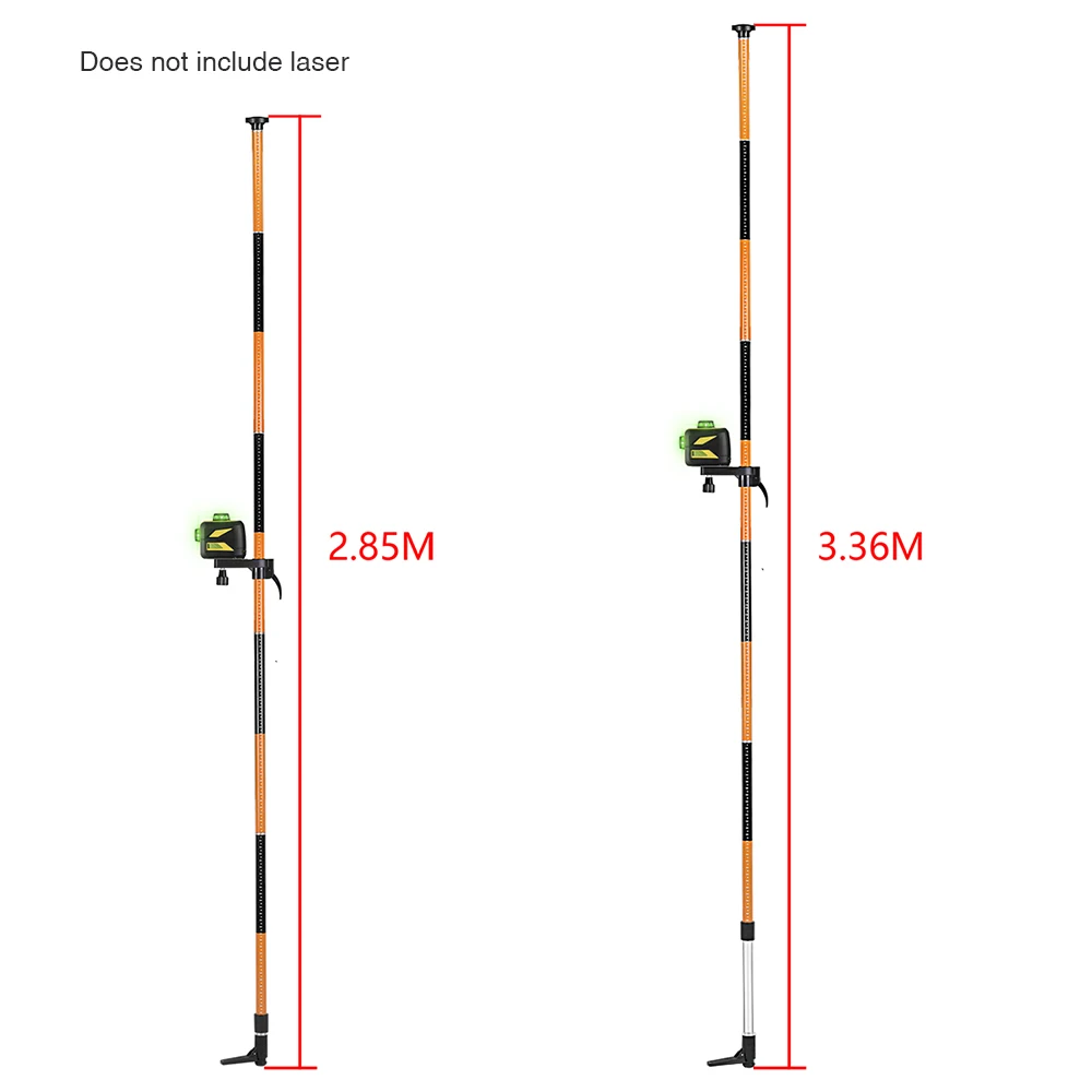 firecore 3 36m laser level extend bracket telescopic rod 58 and 14 interface elongation support standflp370a free global shipping