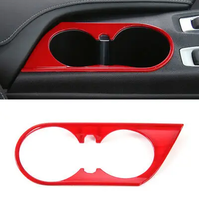 

LHD Accessories Red Interior Water Cup Holder Cover For Chevrolet Camaro 16-20