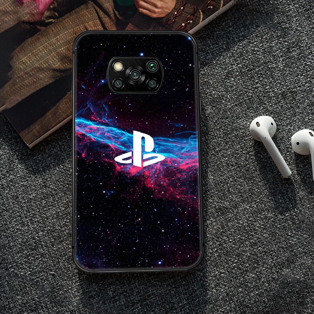 

PlayStation ps Phone case Cover Hull For Xiaomi Mi A2 A3 8 9 9T Note 10 Se Lite Pro black Shell 3D Coque Soft Cell Tpu Cover