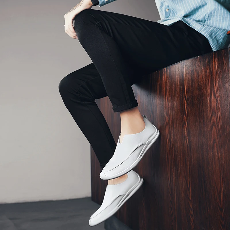 2022 Brand Mens Loafers Elegantes Light Driving Shoes Men Casual Summer Non-Slip Breathable Flats Leisure Walk | Обувь