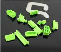 Green Горячая Распродажа, цветная силиконовая противопылевая заглушка, заглушка для ноутбука, Пылезащитная заглушка для ноутбука, Пылезащитная заглушка для USB, аксессуары для компьютера - Цвет: Green