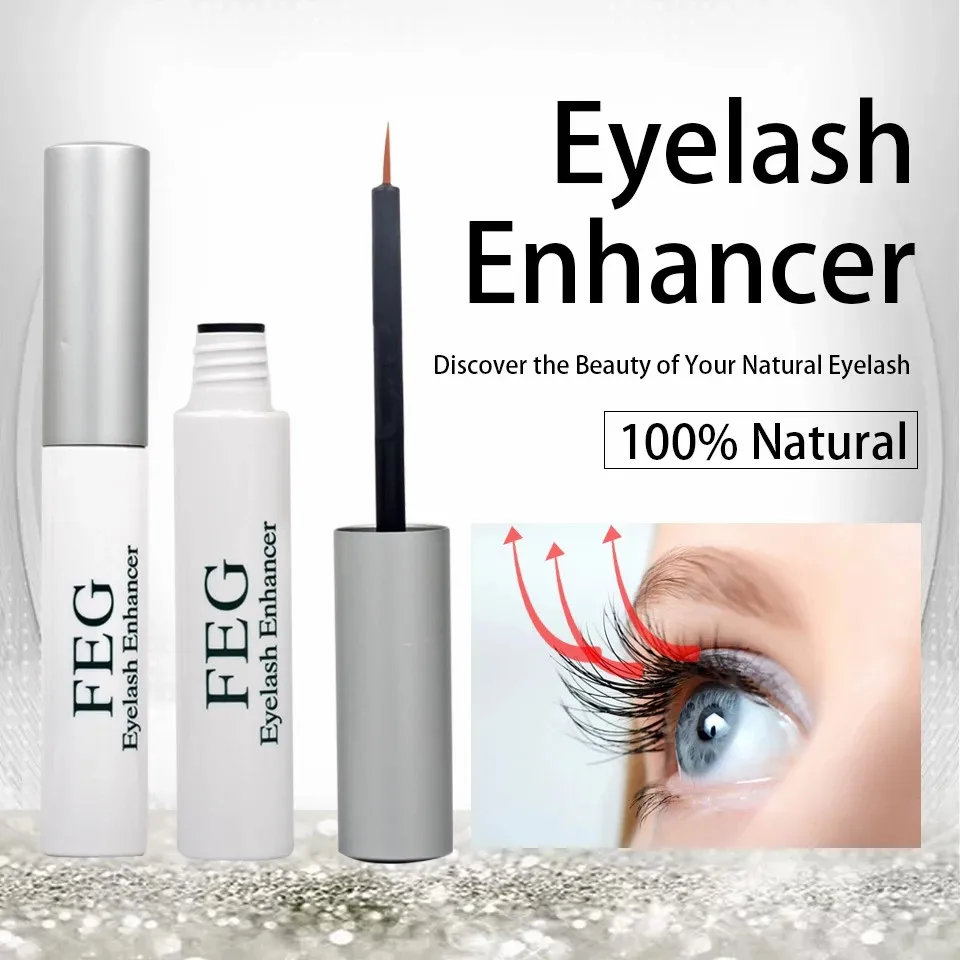 

FEG Eyelash Enhancer Eyelashes Nursing Set 100% Natural Medicine Treatments Eye Lashes Mascara Serum Lengthening Eyebrow Growth