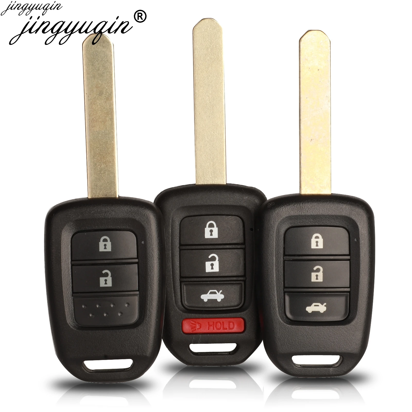 Для Honda Accord CR V FIT XRV VEZEL CITY Джаз CIVIC HRV FRV 2/3/4 кнопки дистанционного ключа чехол