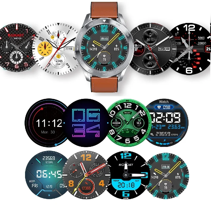Оригинальные Bluetooth Smartwatch Man DTN O.I No.1 DT98 ЭКГ обнаружение сменные циферблаты 1 3