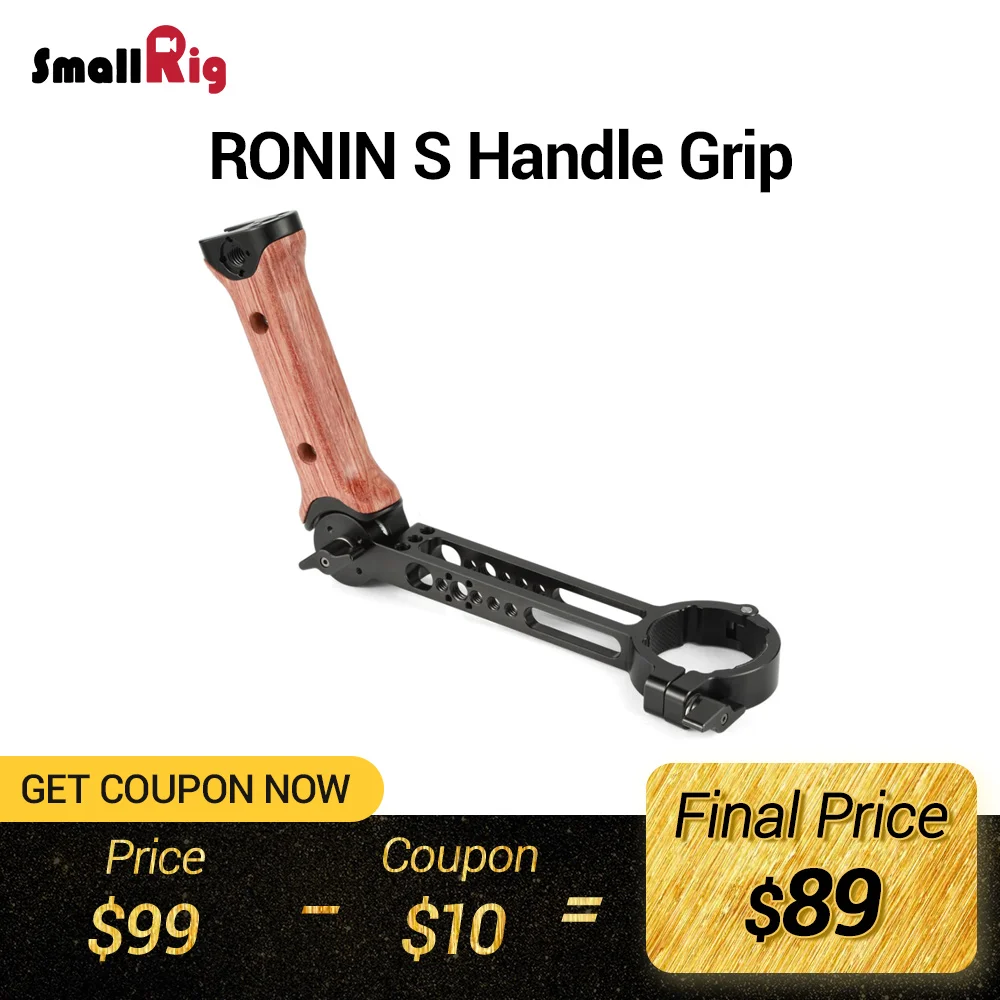 SmallRig DSLR камера стабилизатор Ronin S деревянная Двойная ручка Gimbal рукоятка для DJI RoninS Регулируемый 2314