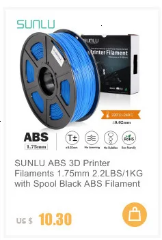 SUNLU 3d Принтер Нити ABS 1 кг 2,2 фунтов 3d печать нити для 3d принтера s и 3D ручки для детей рисование подарок печать