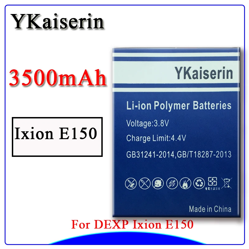 Новый 6500 мА/ч Ixion E150 высокое Ёмкость Батарея для DEXP душа мобильный телефон 3 8 V