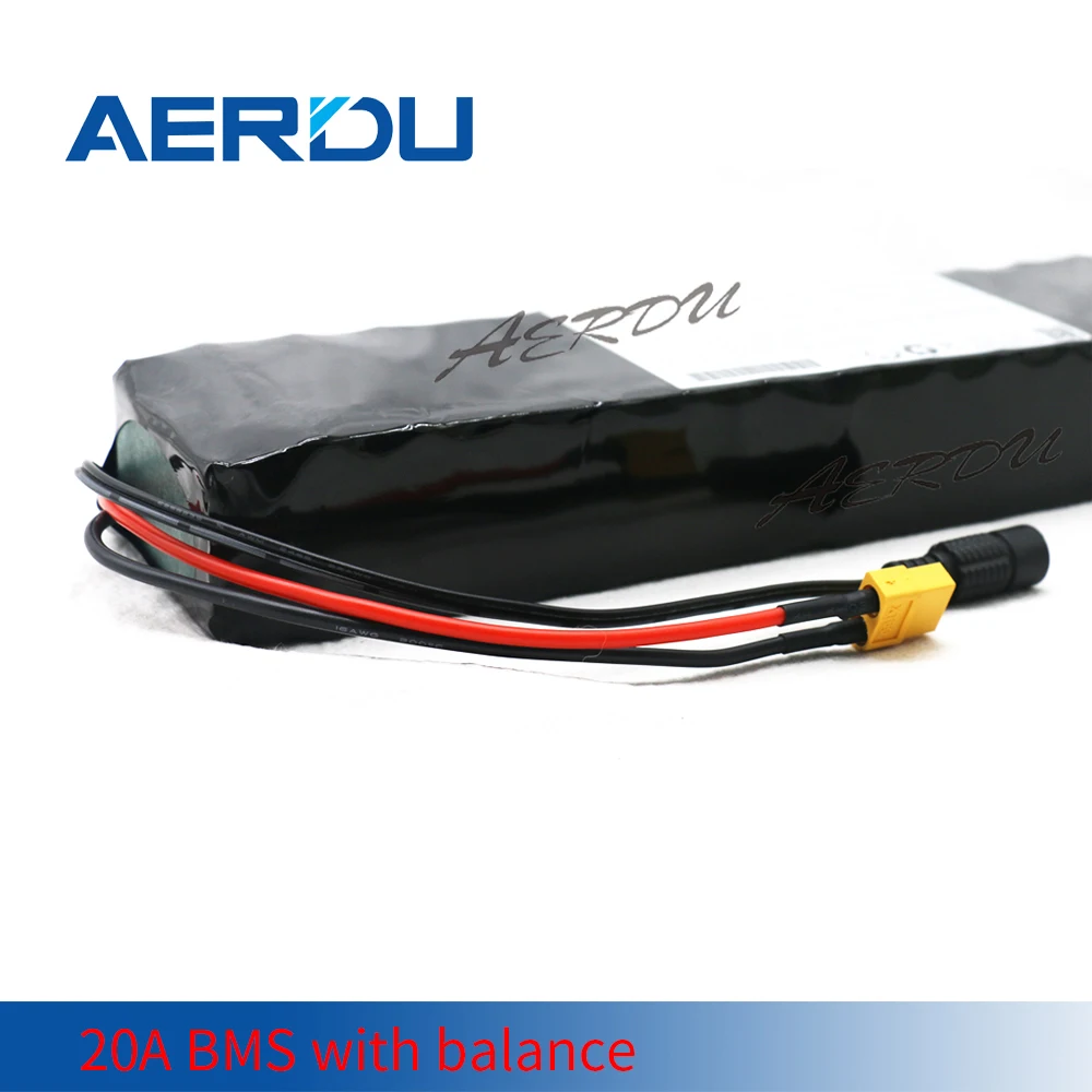 Литиевый аккумулятор AERDU 36V 10S3P 7.5Ah-10.5Ah 600 Вт 18650 с 20A BMS для скутера электрического