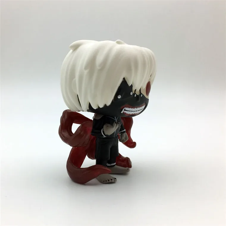 Funko pop, фигурка японского Гуля, 10 см, версия Q, Kaneki Ken, ПВХ, фигурка, Коллекционная модель, игрушки, подарок на день рождения на Хэллоуин