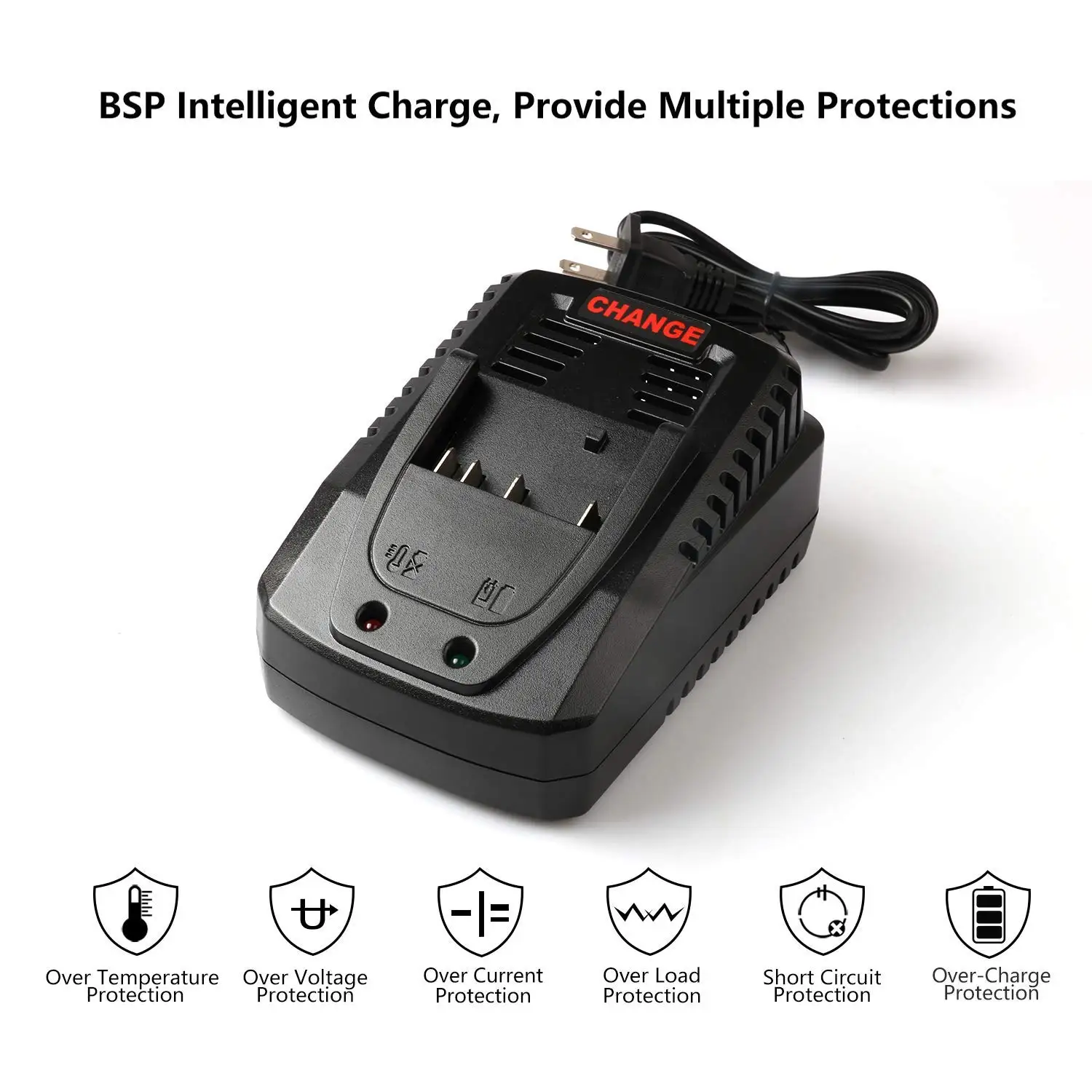 1.6A Replacement Battery Charger for Bosch 4.4V 18V Lithium-ion Batteries Fast Power Supply AU Plug Tool |