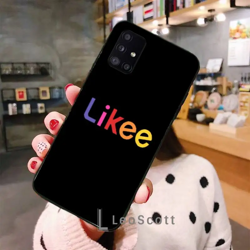 

Likee Funny Cat Phone Case For Samsung A50 A51 A71 A20E A20S S10 S20 S21 S30 Plus ultra 5G M11