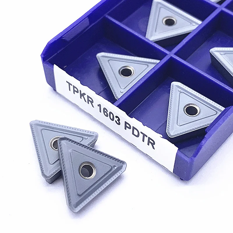 TPKR1603 TPKN1603 PDTR LT30 Карбид с PVD покрытием CNC Внешний токарный инструмент TPKR 1603