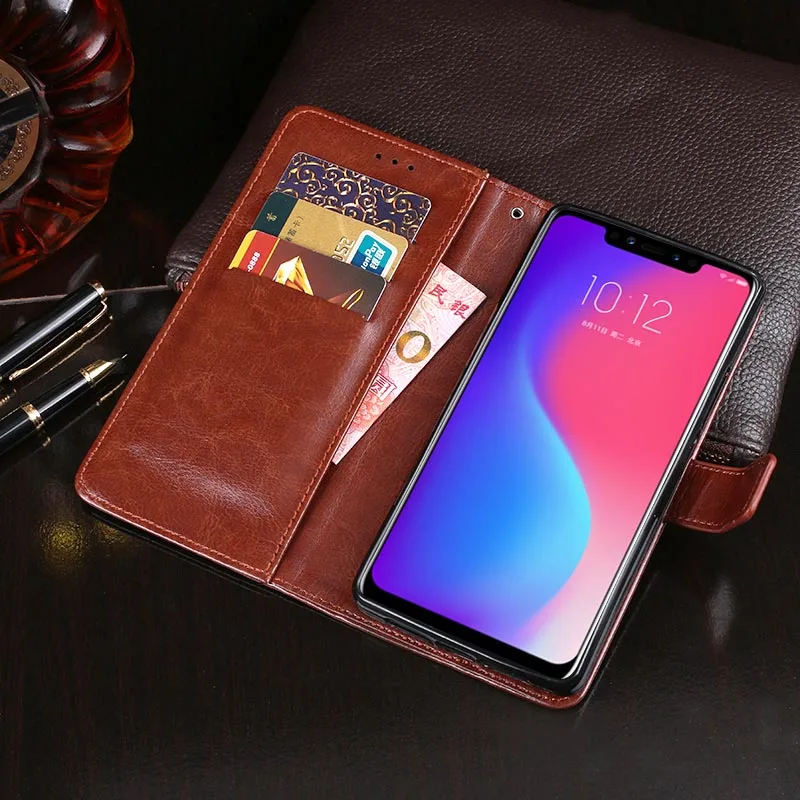 Чехол для Lenovo S5 Pro 6 2 дюйма деловой флип-кошелек кожаный чехол телефона аксессуары