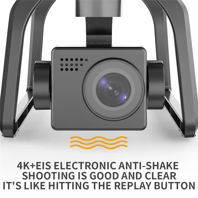 SJRC F7 Pro 4K 3-осевой EIS противоударный карданный Дрон с камерой фонарь Wifi GPS