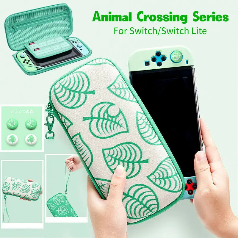 

For Nintendo Switch /Lite Animal Crossing Carrying Case Bag Console Card Storage