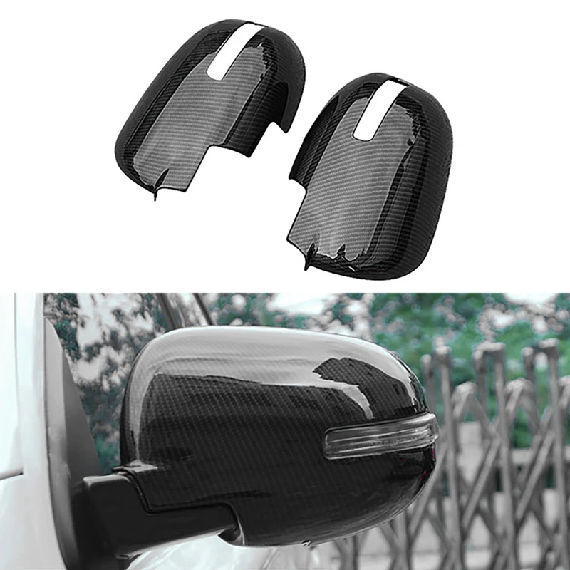 

Carbon Fiber Car Side Door Rearview Mirror Cover Trim for Mitsubishi Outlander 2016 2017 2018 2019 2020