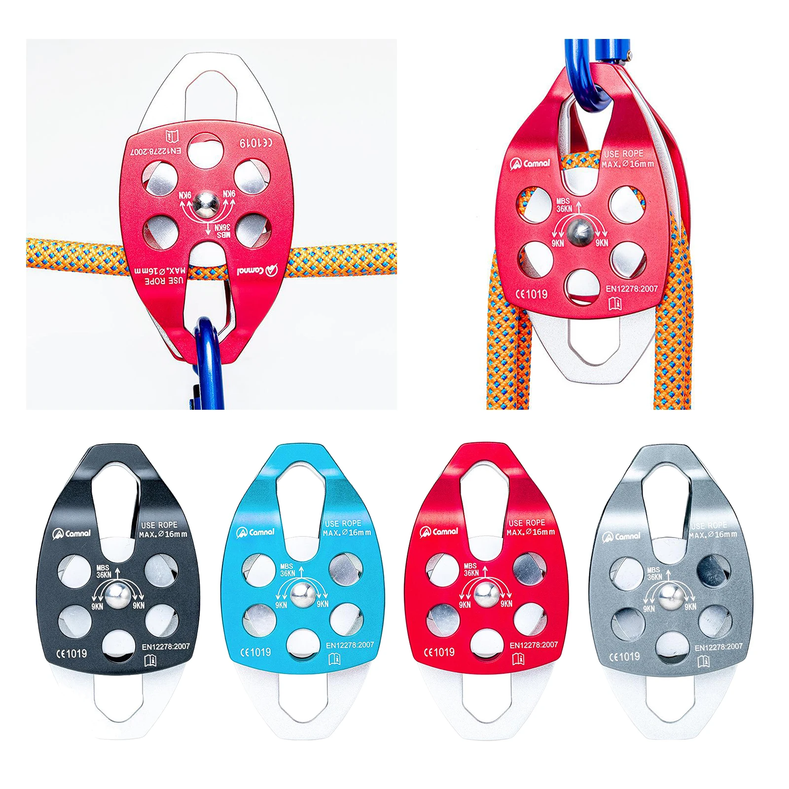 36KN шариковый подшипник с двойным шкивом CE для системы улавливания прогресса