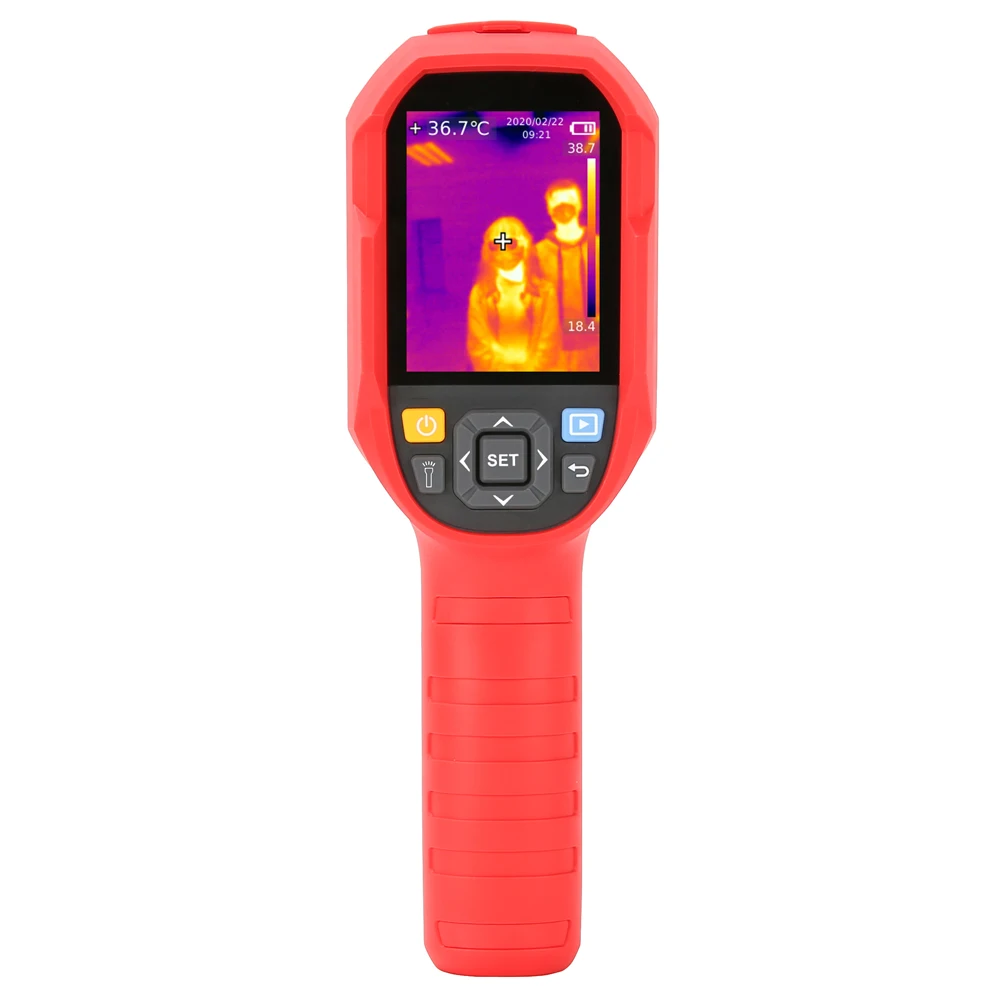 2.8 inch LCD Handheld thermal imager UTi165K  with 160×120 pixels resolution with real-time video dual light fusion