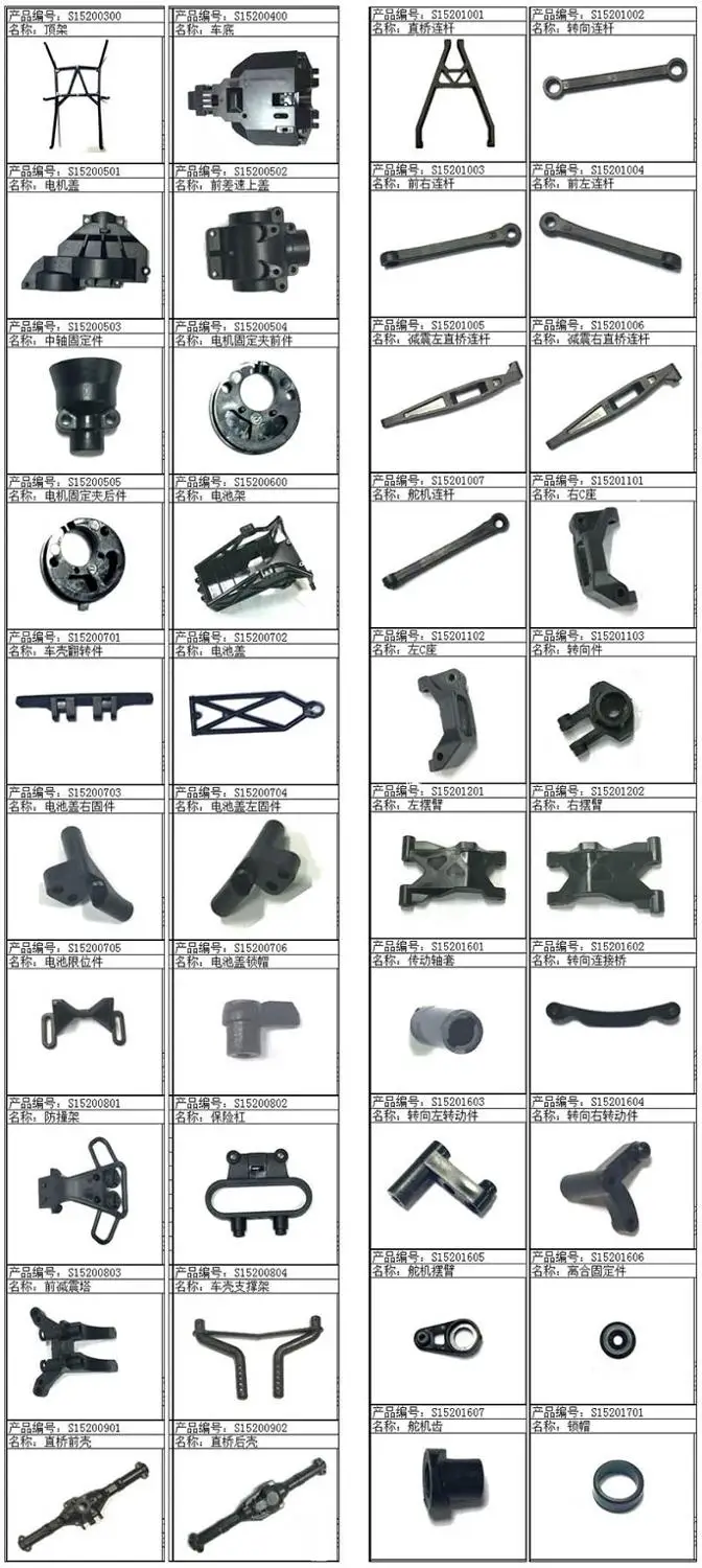 Subotech BG1521 BG 1521 RC запчасти автомобильный Серводвигатель амортизатор дистанционное