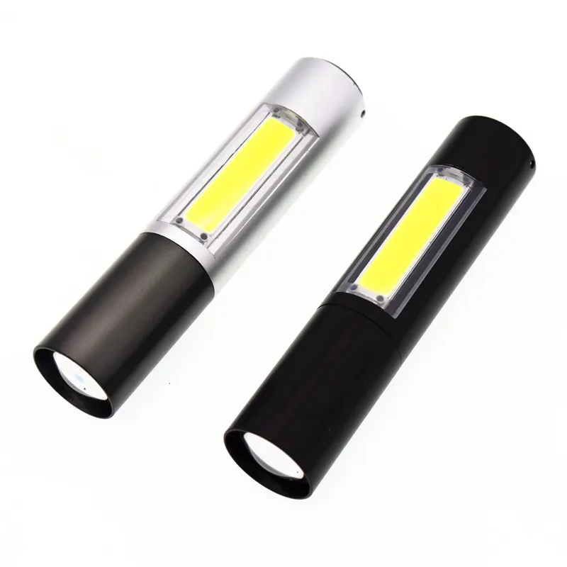 ZOOM фонарь Мини переносная Рабочая лампа XPE+ COB светодиодный фонарик USB зарядка+ 1* Встроенный аккумулятор 14500