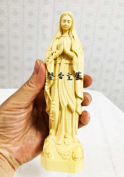 Our Lady of Lourdes Boxwood, catcotic Relic, Madonna of Our Lady