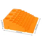 Многофункциональная утолщенная фреза A0KF с 84 отверстиями, развертка, коробка для хранения сверл, Аксессуары для инструментов, Органайзер