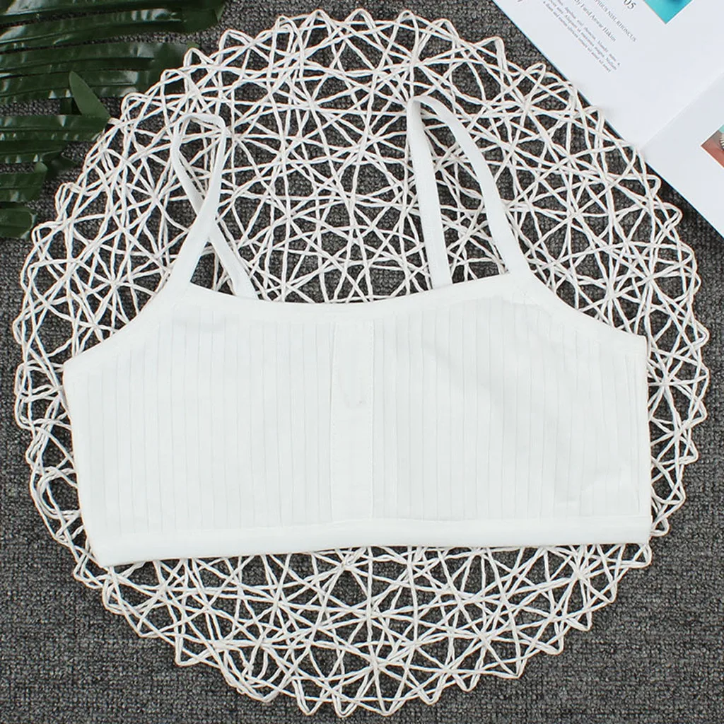 1 шт. детский однотонный бюстгальтер для девочек|Лифчики| |