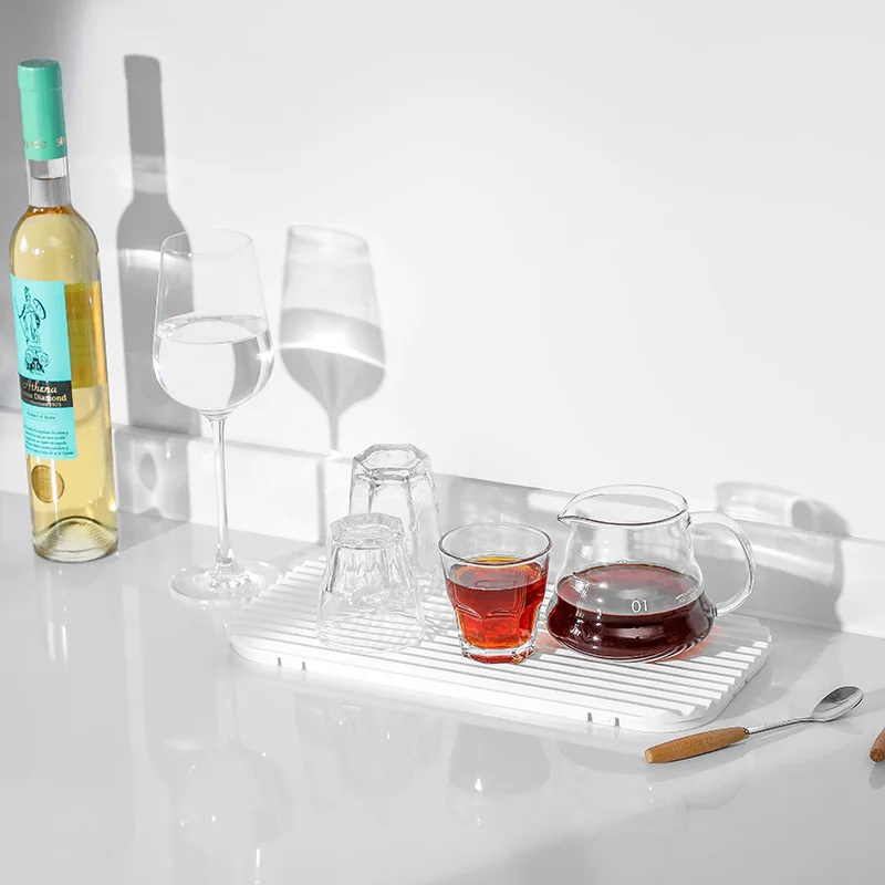 5 шт. силиконовый дренажный мат сушки посуды Pad расход воды пусковая площадка