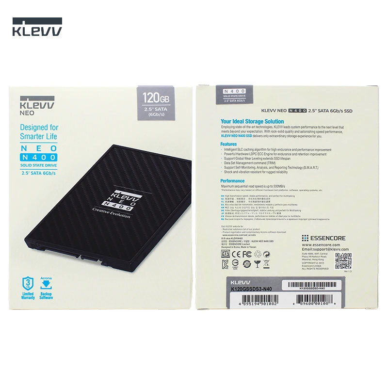KLEVV SATA III, NEO N400 SSD 480  240  120 ,   500 /.,