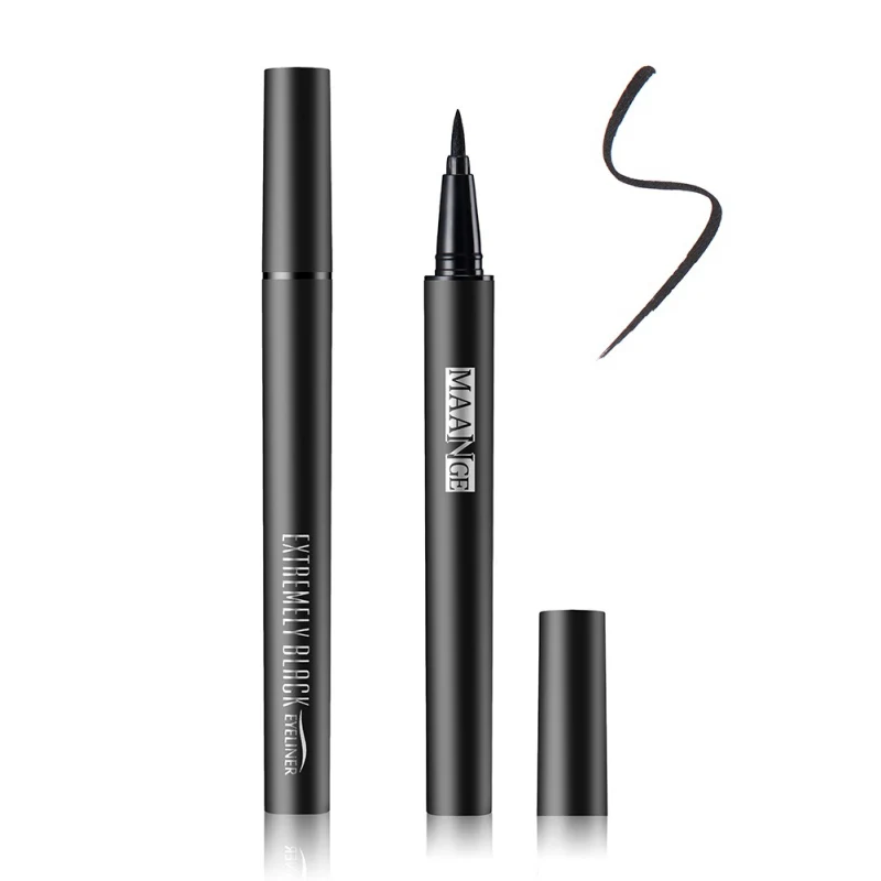 1 шт. новый бренд тонкая черная жидкая подводка для глаз водостойкий стойкий