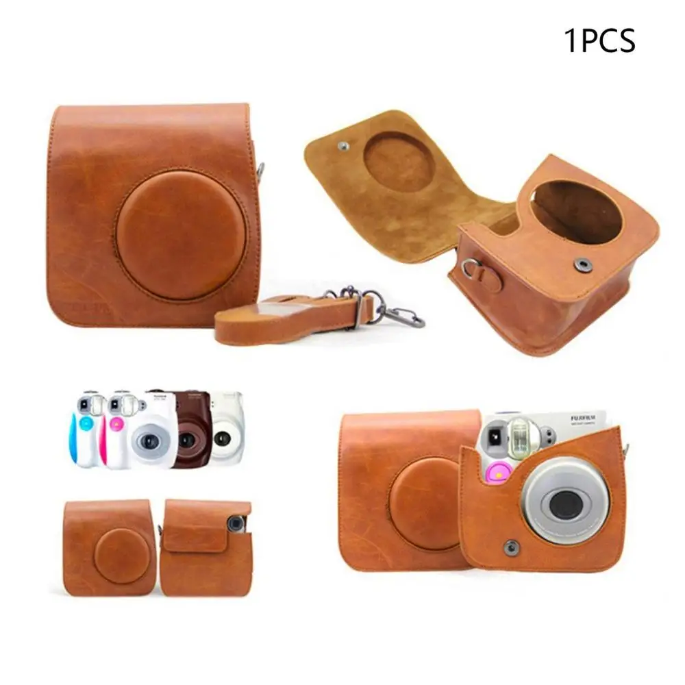Чехол-сумка из искусственной кожи для камеры Instax Fujifilm Mini 7s 7c instant camera Polaroid
