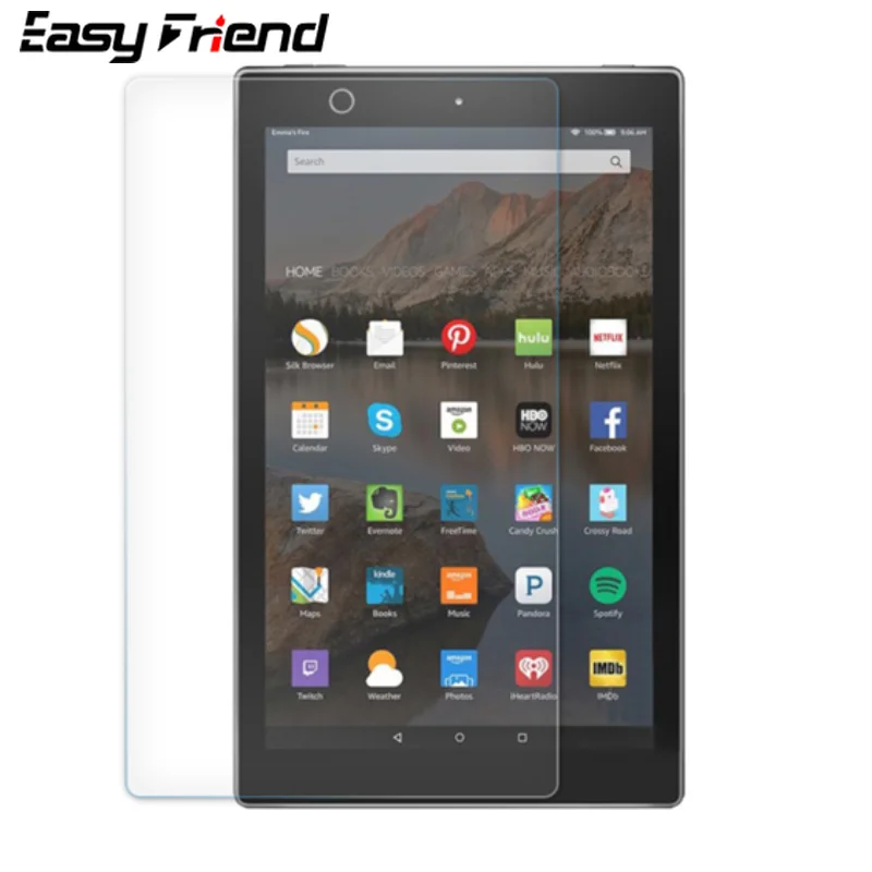 For Amazon Kindle Fire HD 10 Plus 2017 2021 New HD10 2015 10.1 inch Tablet Protective Film Guard Tempered Glass Screen Protector |