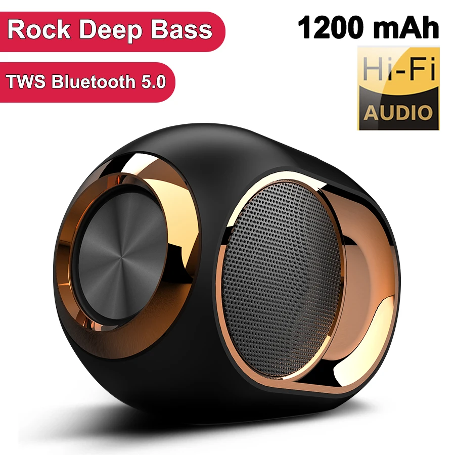 Открытый Портативный 5 0 Bluetooth динамик водонепроницаемый сабвуфер беспроводной