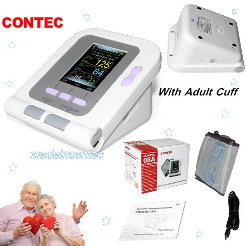 CONTEC08A цифровой прибор для измерения верхнего Монитор артериального давления на
