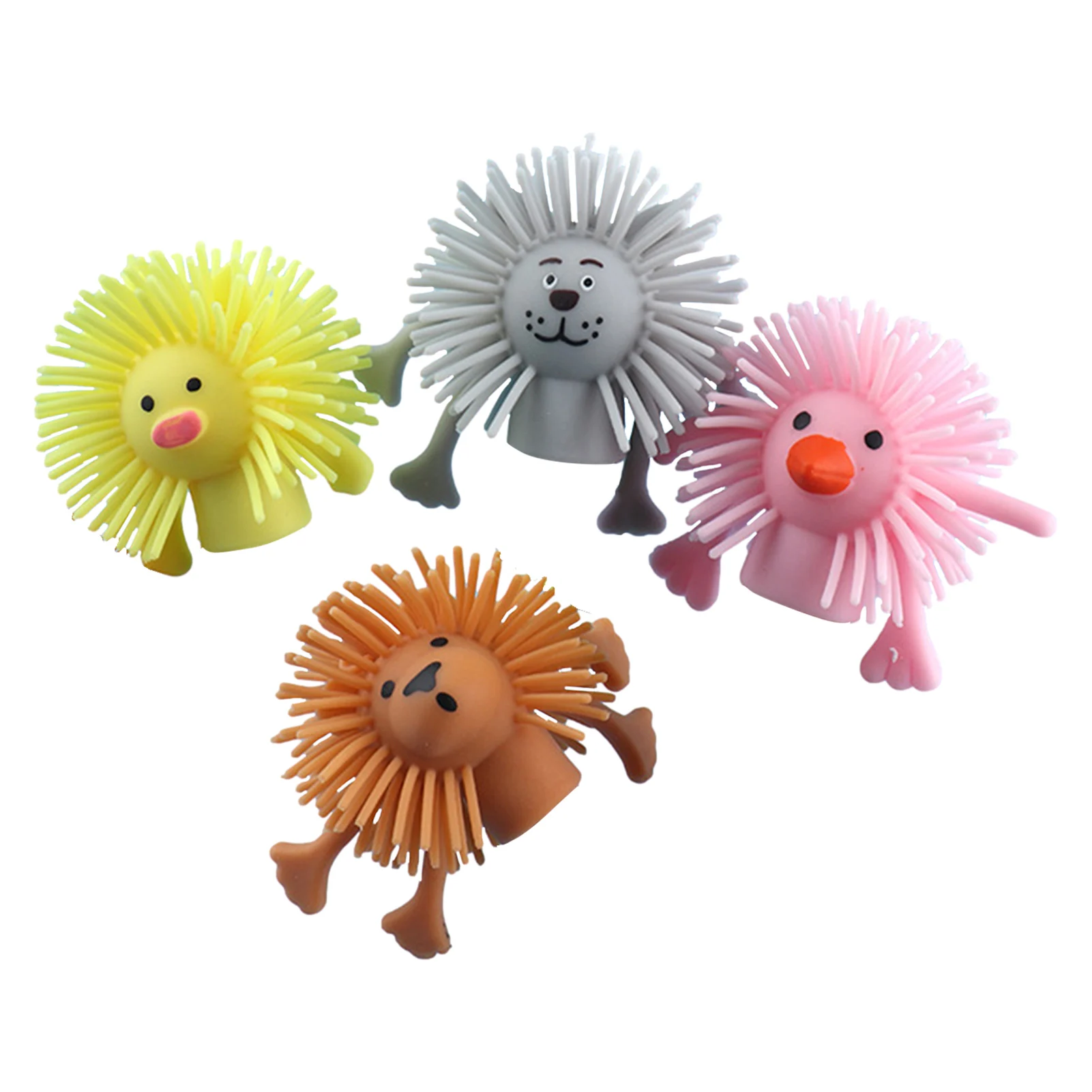 

4 шт./компл., Мультяшные животные, семейные пальчиковые марионетки, мягкая резина, ролевые игры, Расскажите историю, тканевая кукла, обучающи...