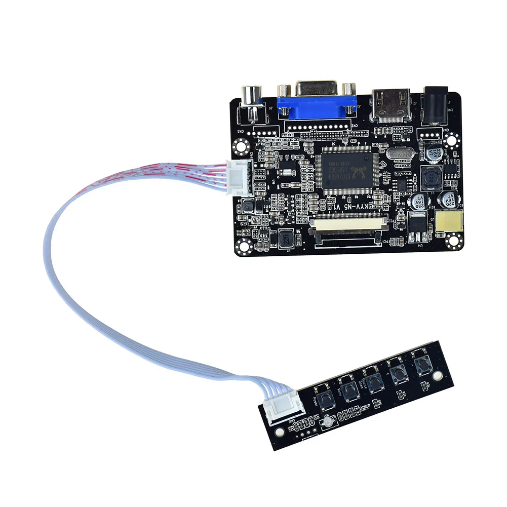 Оригинальный Для VGA HDMI AV ЖК-дисплей плата контроллера с 5 дюймов ZJ050NA-08C заменить