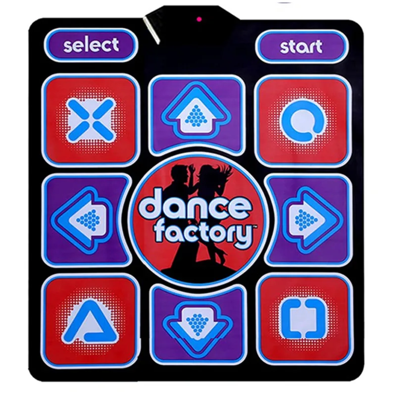 

83cmx93cm PVC Dancing Step Dance Mat pad Single Yoga Fitness Wireless Game Daces Pads Sports Dancing Mat Pad forTV PC Computer