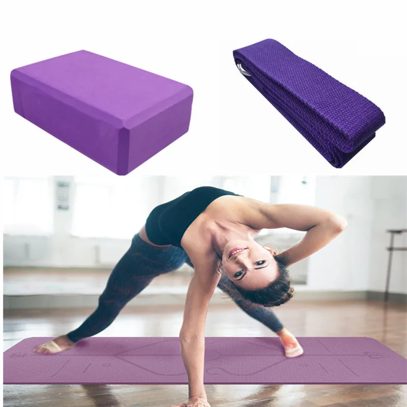 3 шт. 1 комплект 6 мм TPE коврик для йоги с леской тела нескользящий занятий фитнесом