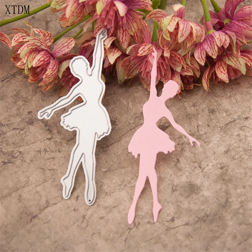 Cutting dies ballerina metal crafts paper die-cutting /DIY embossing Easter and New Year | Dies
