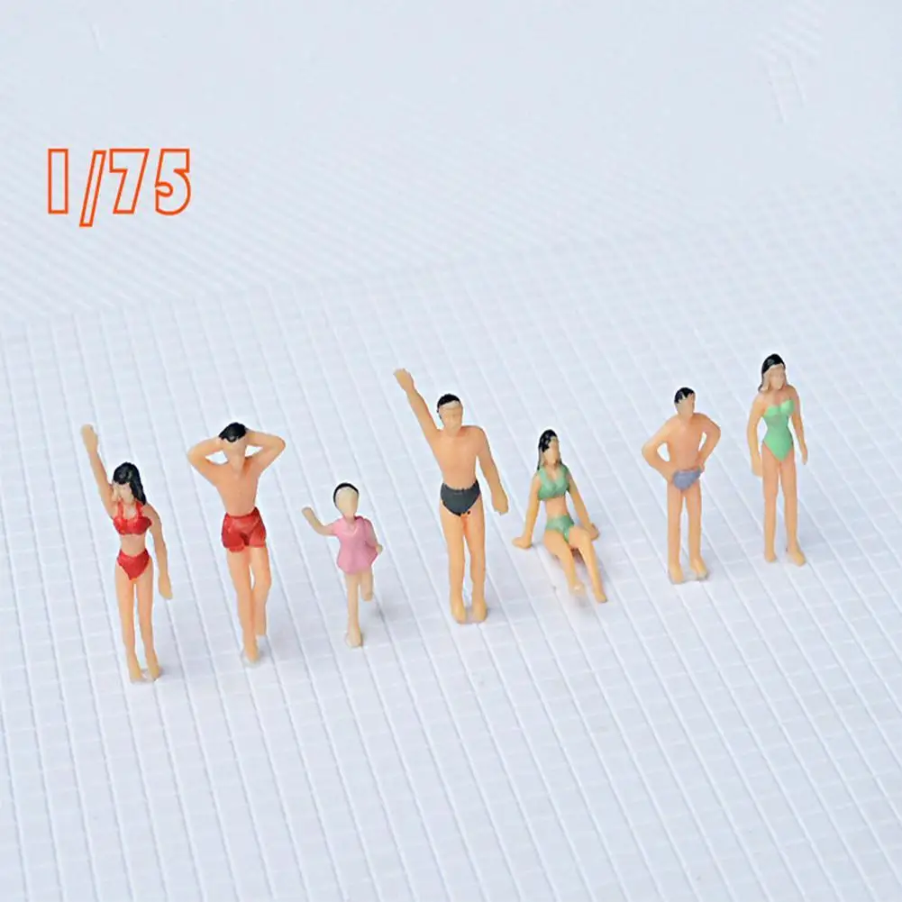 

1/50-150 Miniature Tiny People Model Scene Character Action Figure Sand Table Decoration Accessories