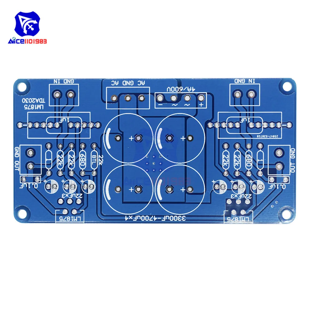 Магнитная плата diymore LM675 LM1875T TDA2030 TDA2030A | Электронные компоненты и принадлежности