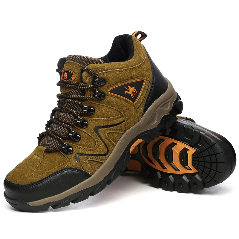 Резиновая Мужская походная обувь Уличные водонепроницаемые ботинки в лесном