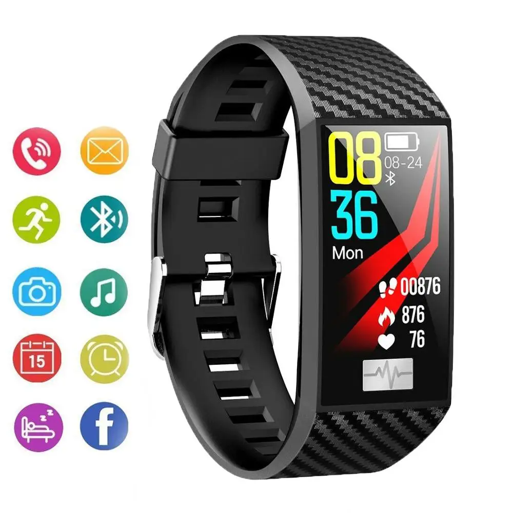 Умный браслет с пульсометром часы трекером активности спортивные Смарт