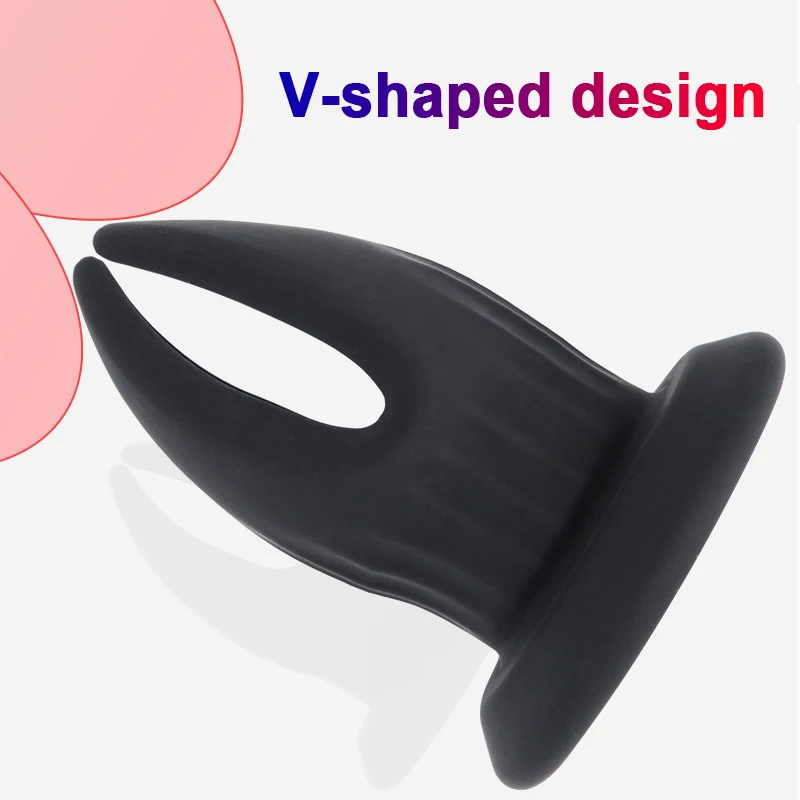 V-образный открытый полый анальный расширитель Мягкие Силиконовые анальные