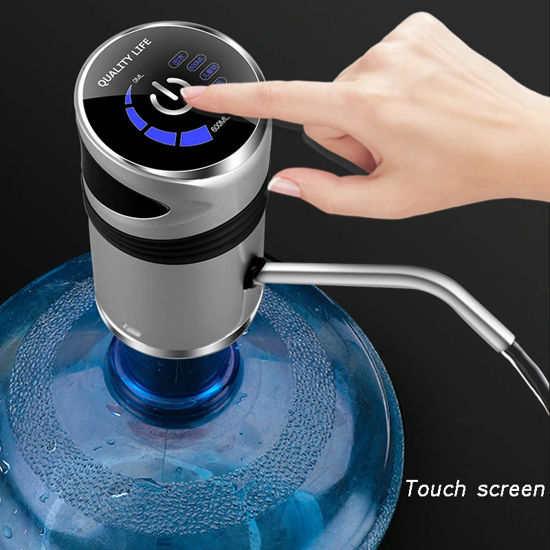 

Drinking fountain Electric Portable Water Pump Dispenser Gallon Drinking Bottle Switch Silent Charging Touch 19 liters VIP Link