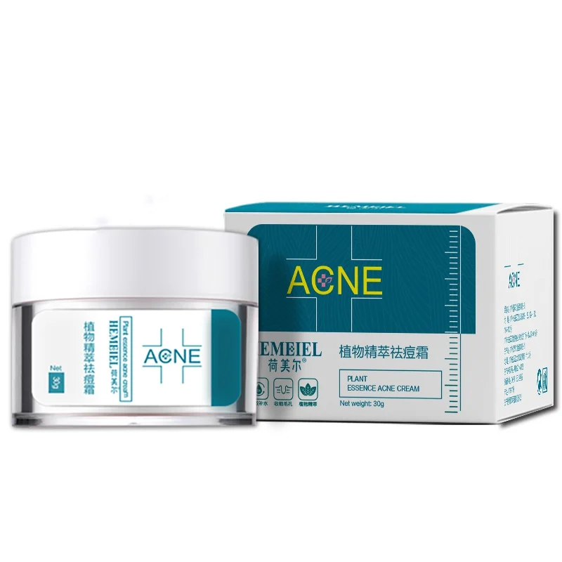 

Face Cream Acne Treatment Plant Essence Anti-Acne Cream Scar Removal Pimple Blackhead Moisture Whitening Shrink Pores Skin Care