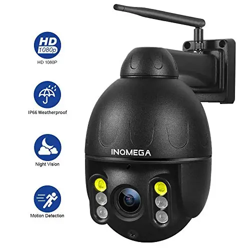 IP камера INQMEGA 1080P купольная Беспроводная с поддержкой Wi Fi и PTZ|Камеры